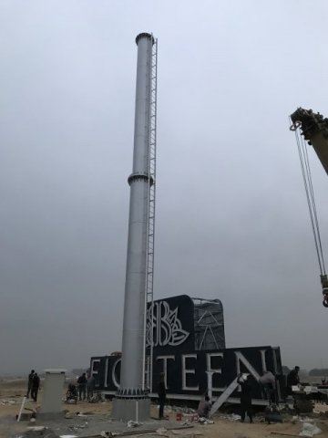 Highest Dual Billboard on Unipole Installed at Eighteen Islamabad