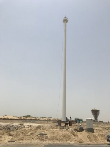 Giant Flagpole at DHA Bahawalpur, Pakistan (Turnkey Project)