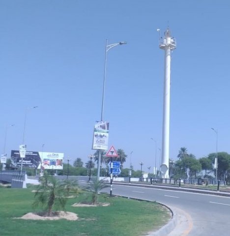 Giant Flagpole at DHA Bahawalpur, Pakistan (Turnkey Project)