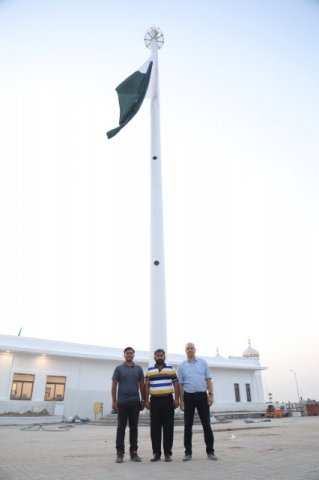 Tallest Flagpole at Kartarpur, Pakistan(Turnkey Project)