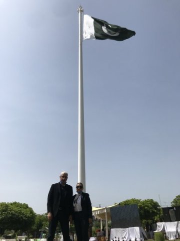 Tallest Flagpole at Sukkur, Sindh, Pakistan(Turnkey Project)