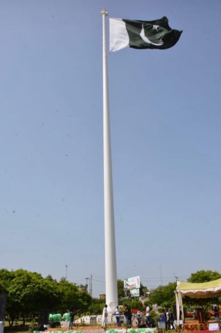 Tallest Flagpole at Sukkur, Sindh, Pakistan(Turnkey Project)