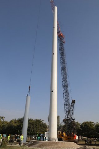 Tallest Flagpole at Sukkur, Sindh, Pakistan(Turnkey Project)