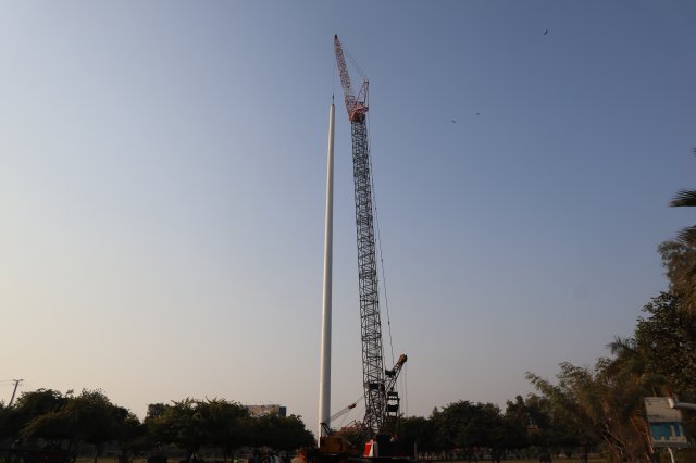 Tallest Flagpole at Sukkur, Sindh, Pakistan(Turnkey Project)