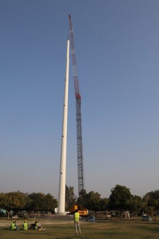 Tallest Flagpole at Sukkur, Sindh, Pakistan(Turnkey Project)