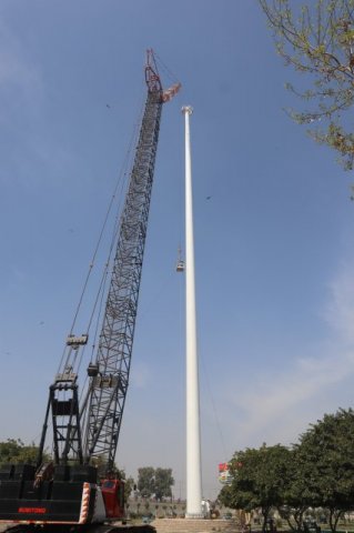 Tallest Flagpole at Sukkur, Sindh, Pakistan(Turnkey Project)