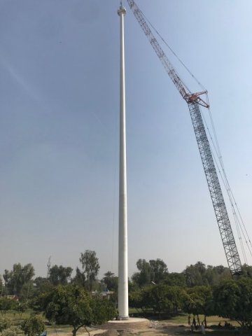 Tallest Flagpole at Sukkur, Sindh, Pakistan(Turnkey Project)