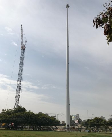 Tallest Flagpole at Sukkur, Sindh, Pakistan(Turnkey Project)