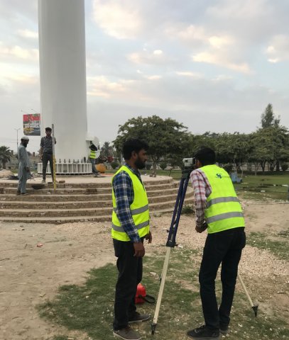 Tallest Flagpole at Sukkur, Sindh, Pakistan(Turnkey Project)