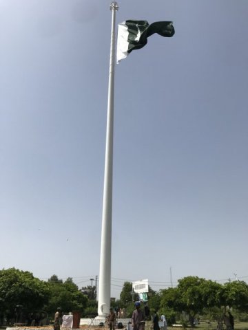 Tallest Flagpole at Sukkur, Sindh, Pakistan(Turnkey Project)